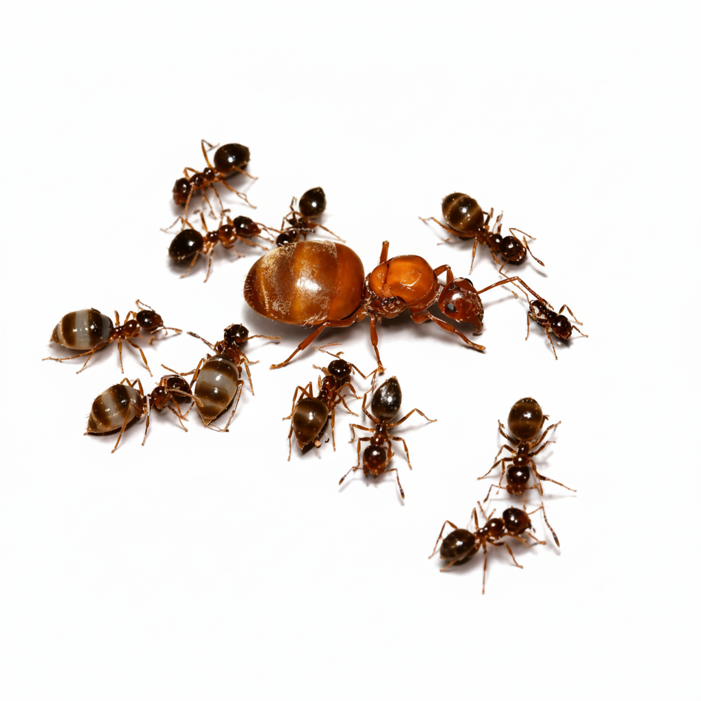 Prenolepis imparis – Winter Ant Queen / Colony